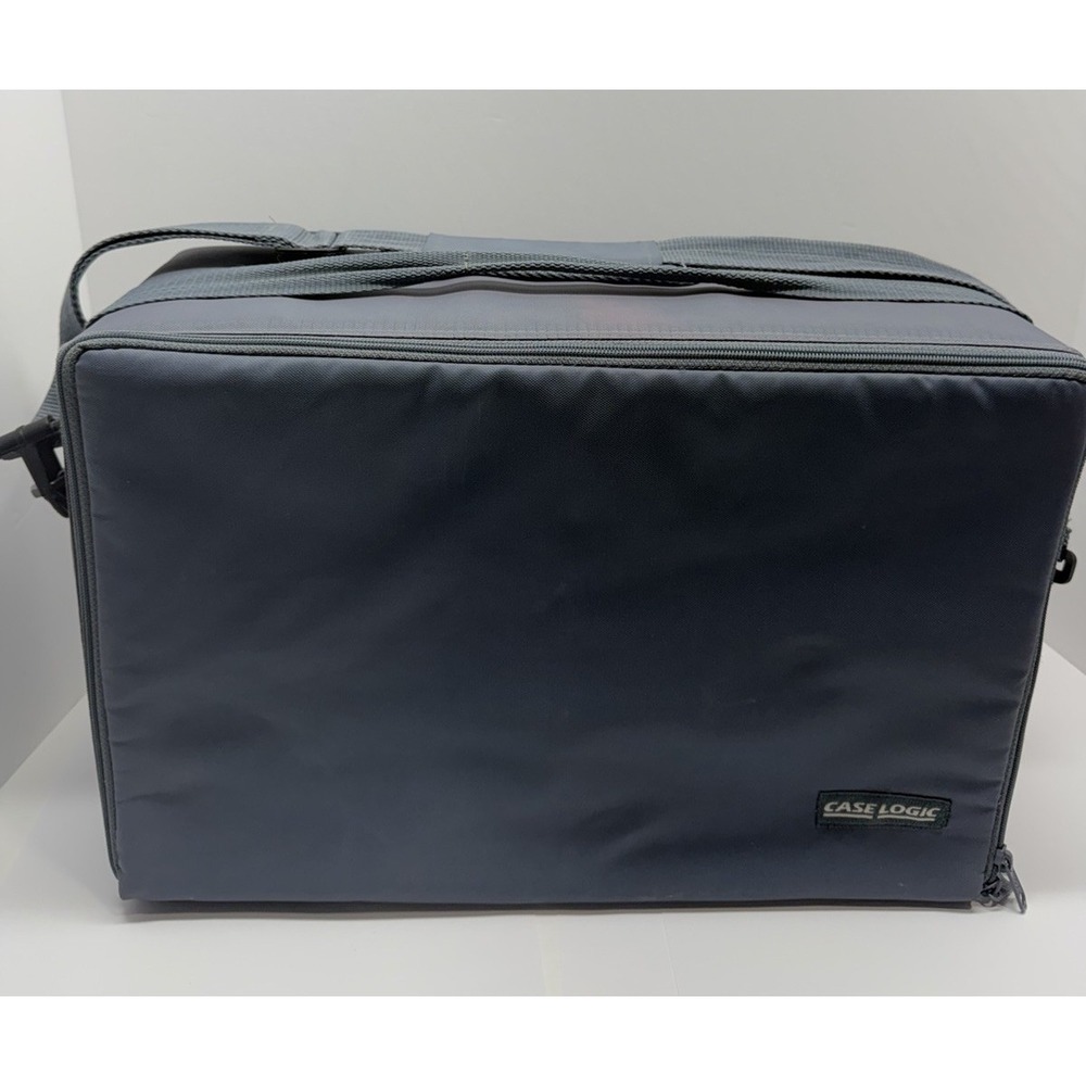 Case Logic CD60 CD Carrying Case Shoulder Strap Travel Storage Gray